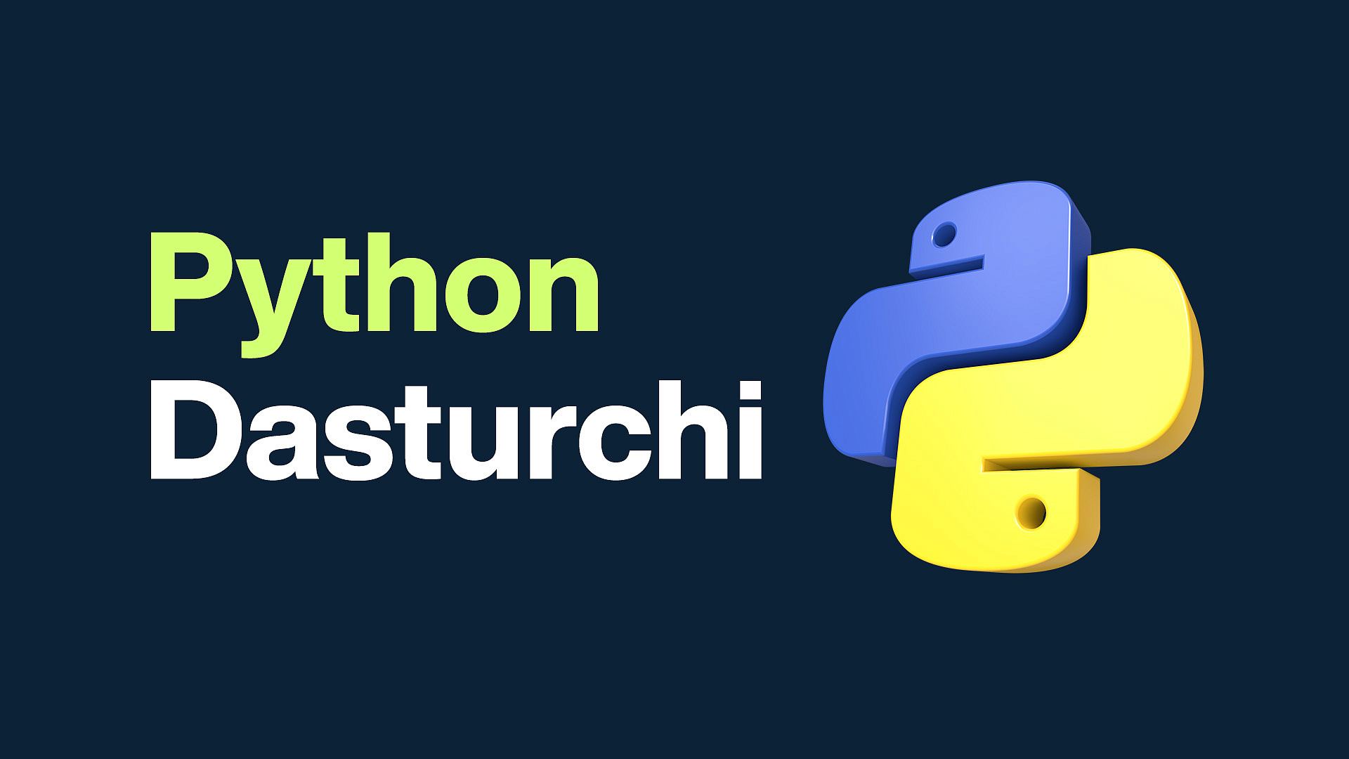 Python Dasturchi
